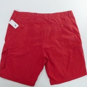 NEW NWT mens NAUTICA cargo shorts waist 36" RED